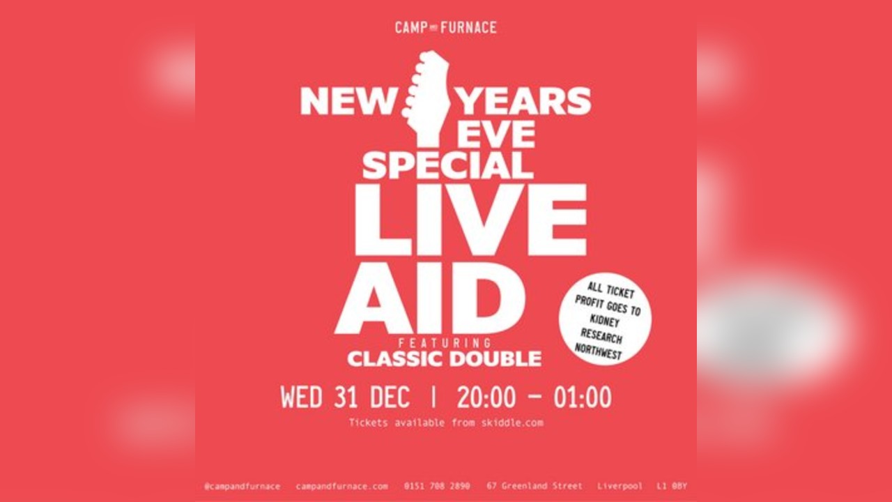 Live Aid / Band Aid NYE performed by The Classic Double Band