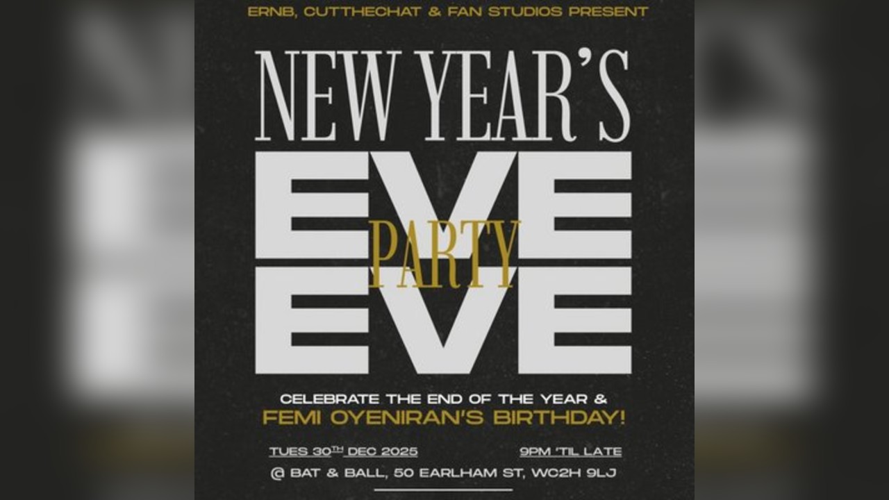 New Years Eve Eve Party