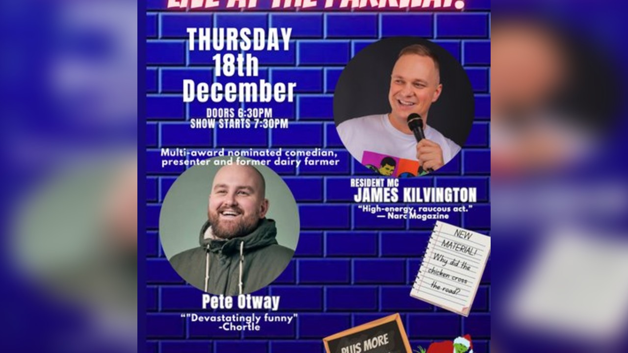 Haha Comedy Hall- Pete Otway, hosted by James Kilvington