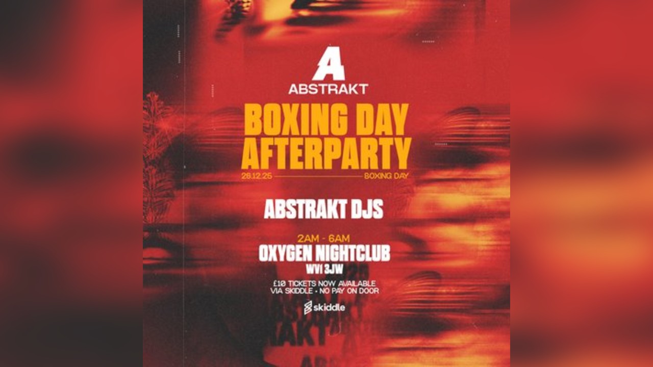 Abstrakt Boxing Day Afterparty