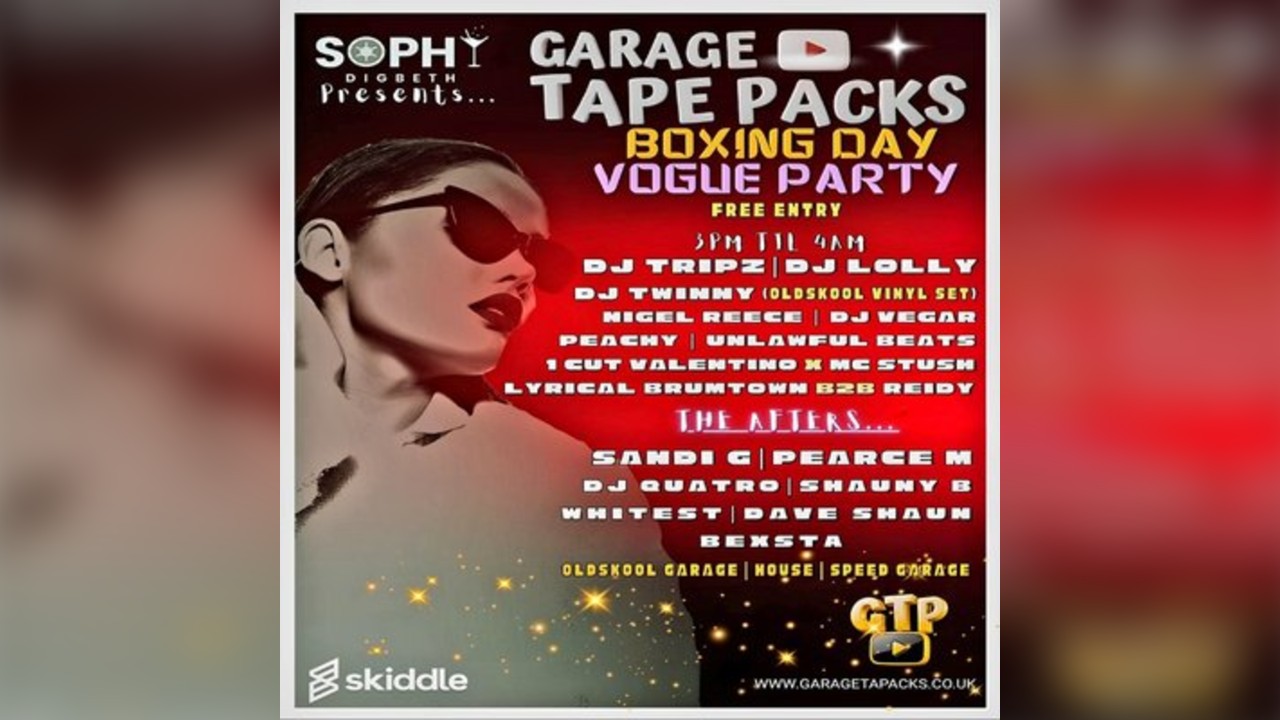 Garage Tapepacks: Presents - Boxing day free party