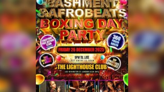 Bashment & Afrobeats - Boxing Day Party