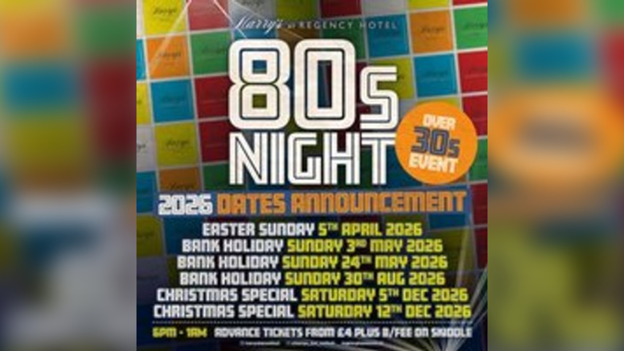 80's Night - Christmas Special - The Regency Hotel