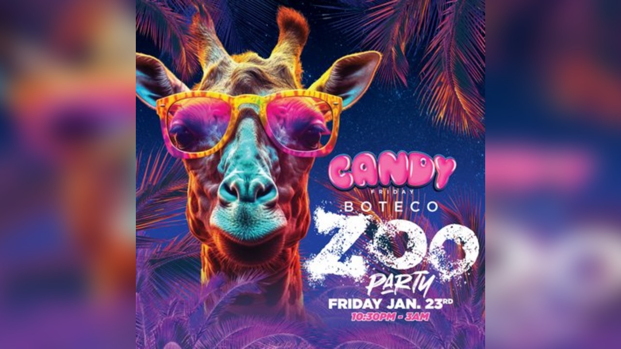 Candy Friday Boteco Zoo Party