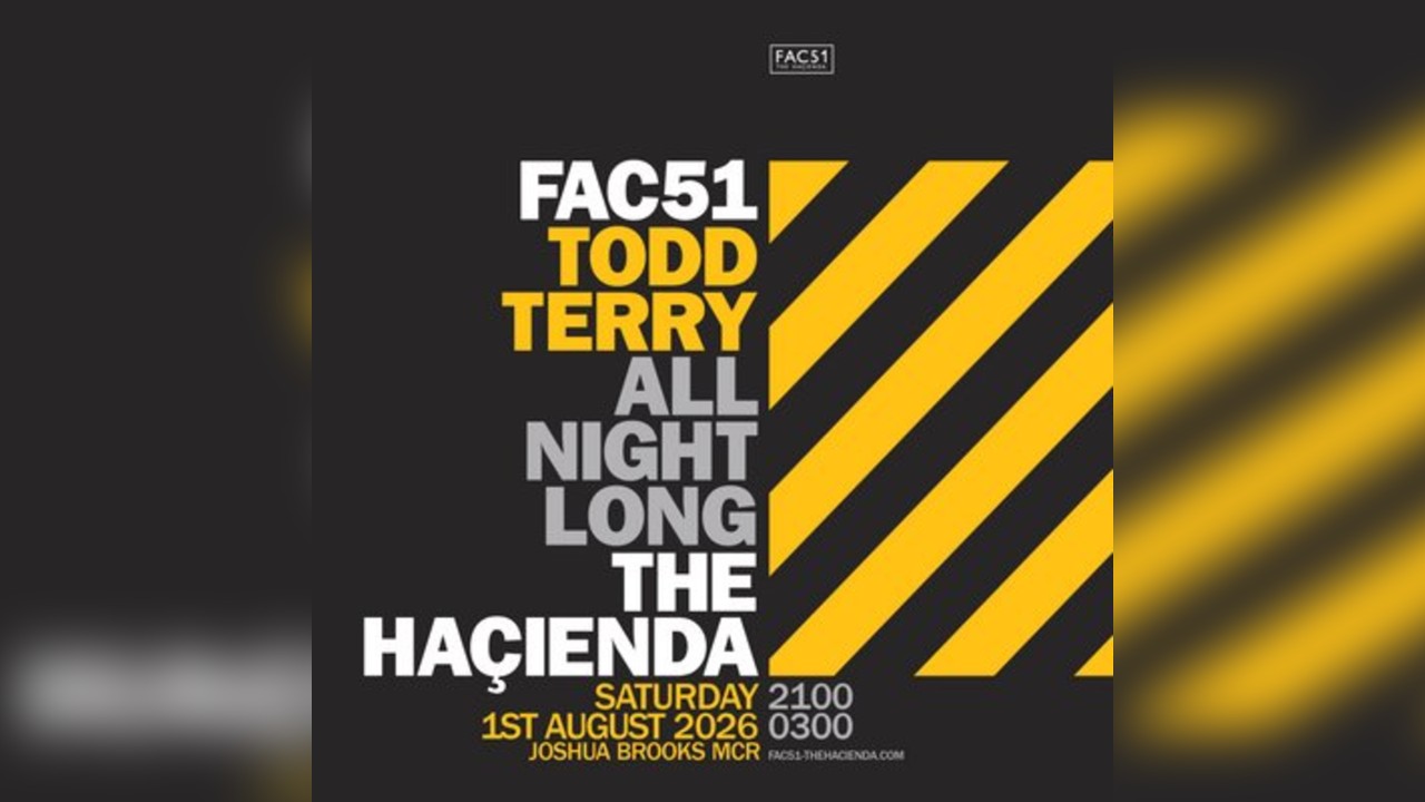 Todd Terry - Haçienda All Night Long