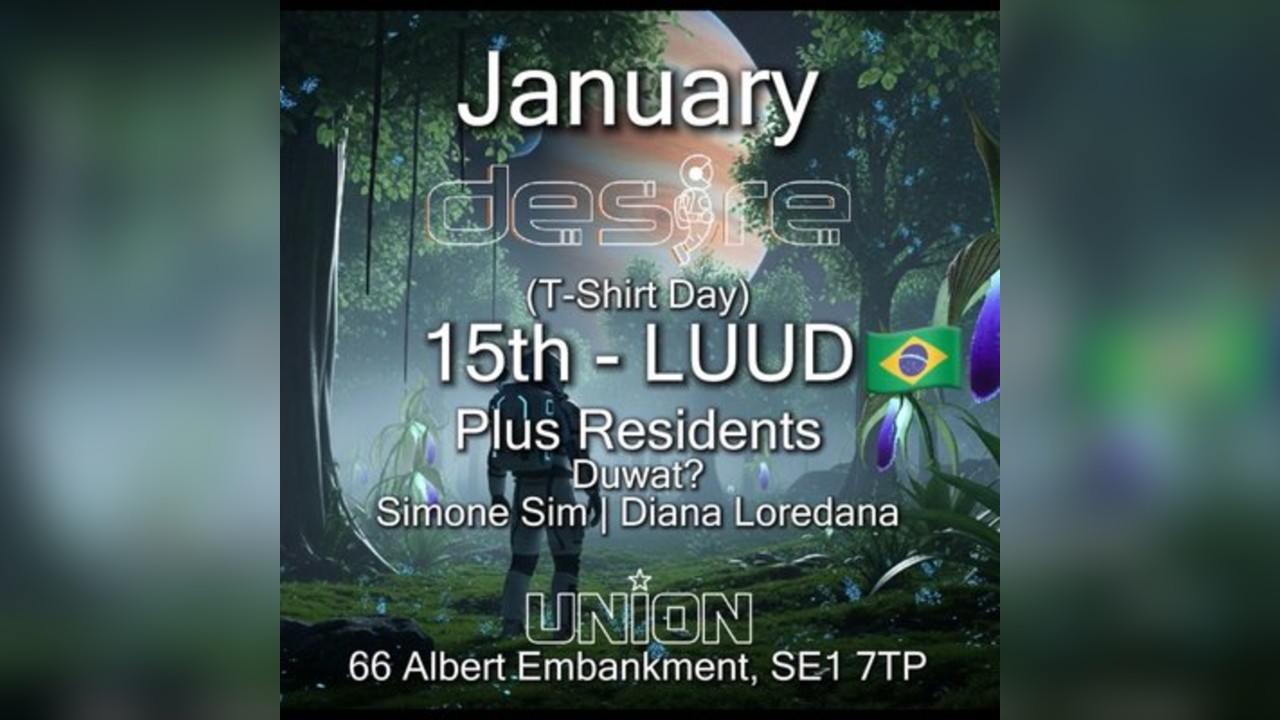 DESIRE - Weekly Thursday After Party - LUUD