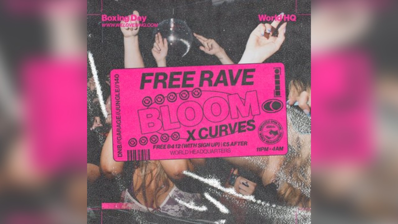 BOXINGDAYBLOOM x CURVES - FREE RAVE - D'n'B, Jungle +++