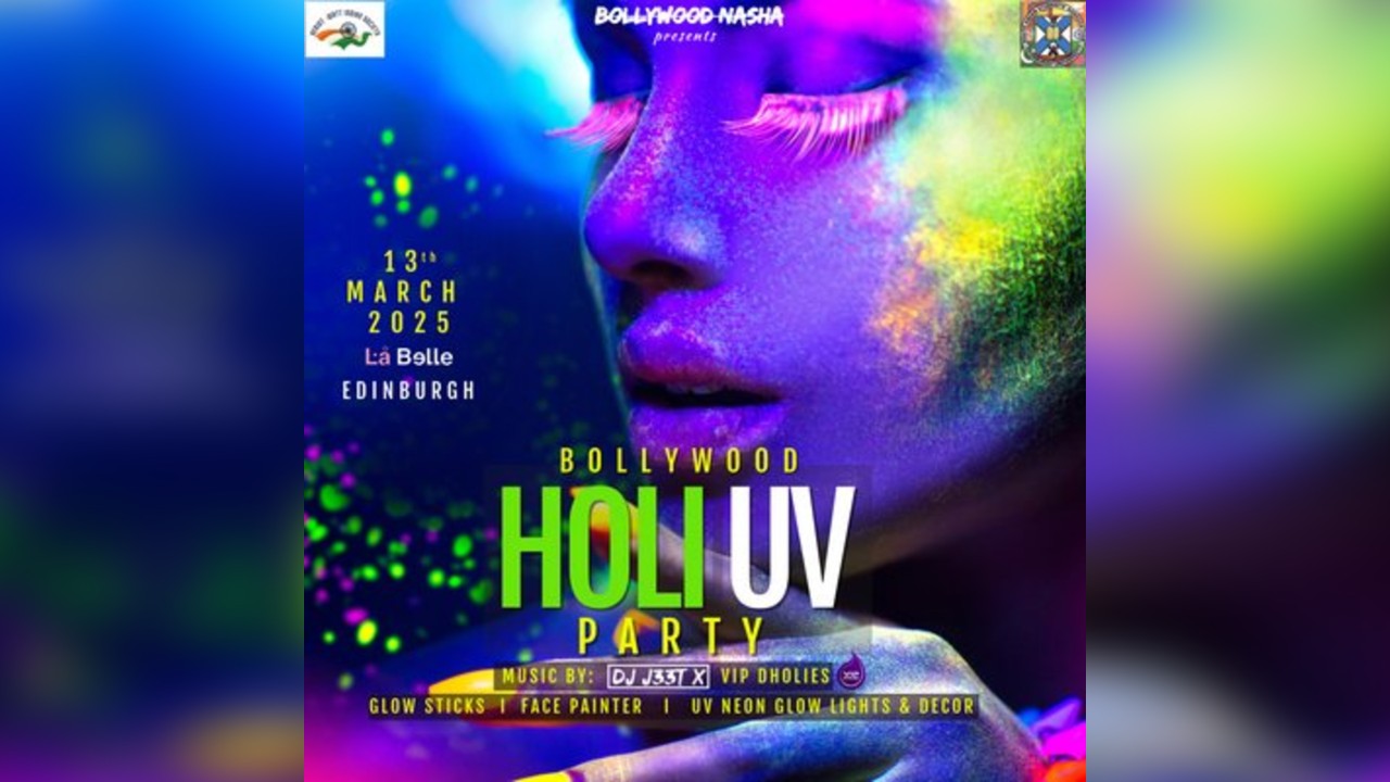 Holi UV Party 2025-Edinburgh