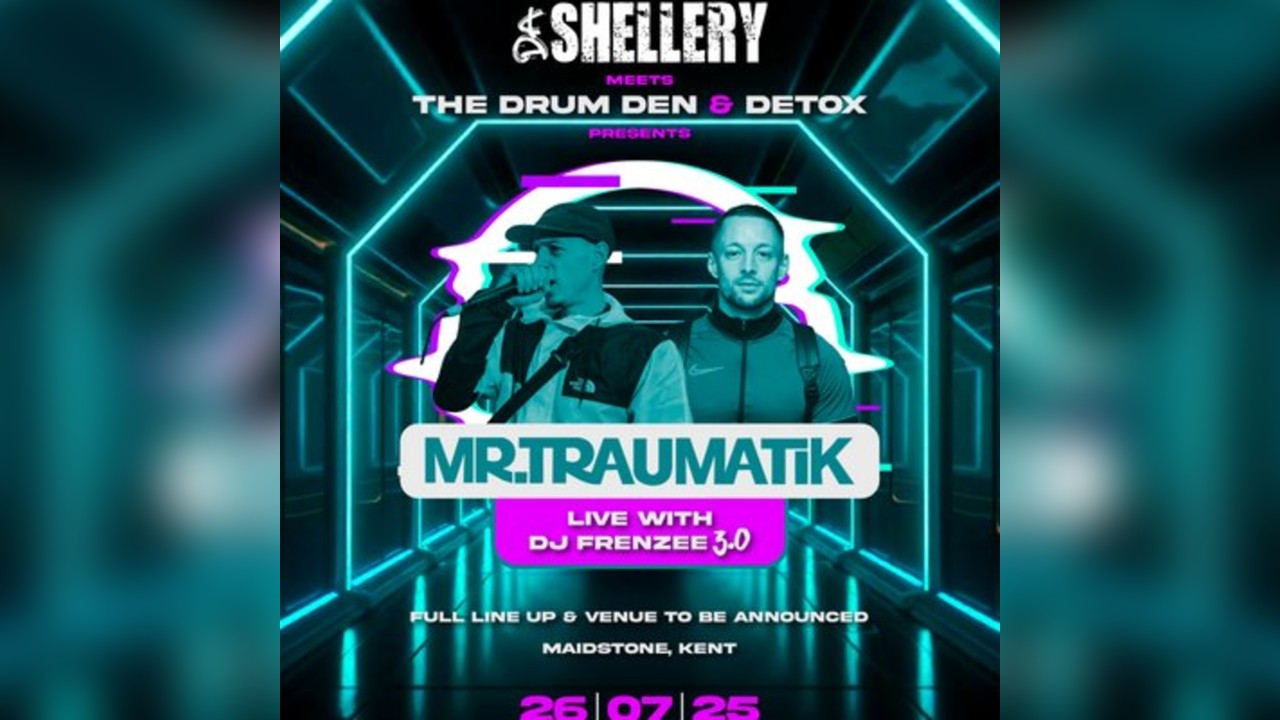 Da Shellery In Da City + The Drums Den & Detox