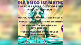Purple disco 1st birthday