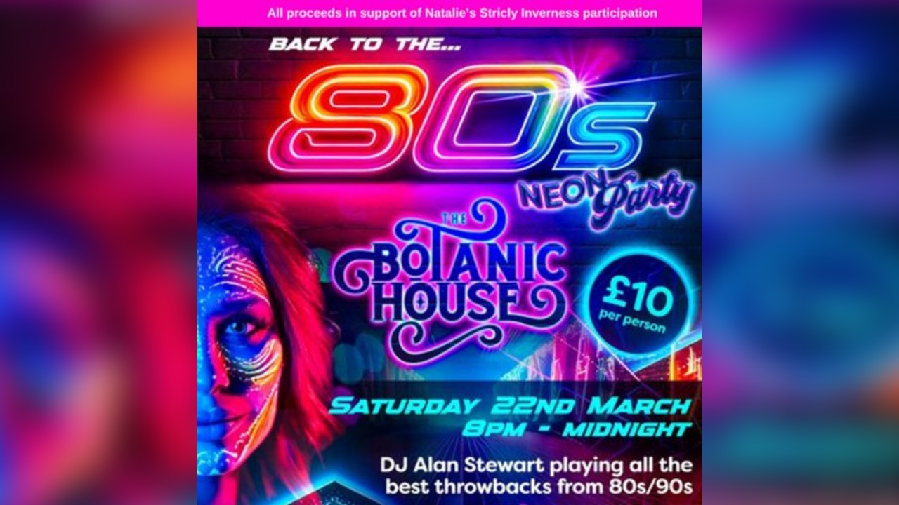 Botanic Hosts: Back to the 80's Neon Party