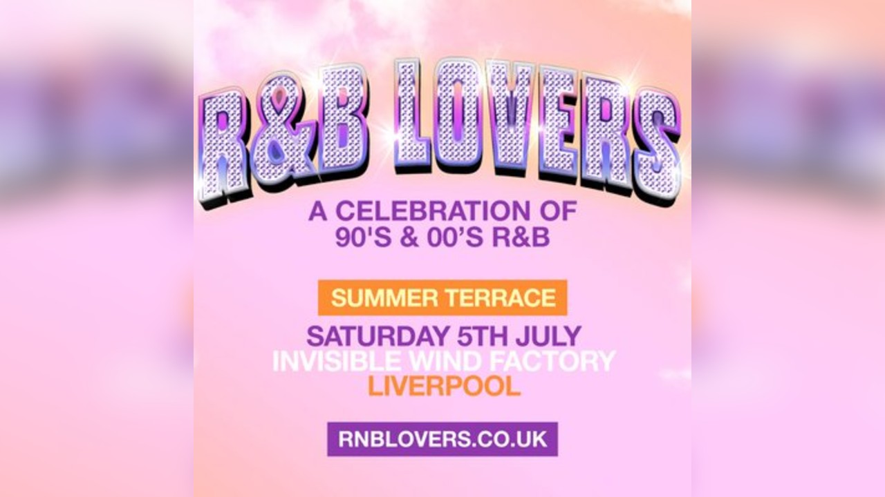 R&B Indoor / Outdoor Party - Sat 5th July - Invisible Wind Fac