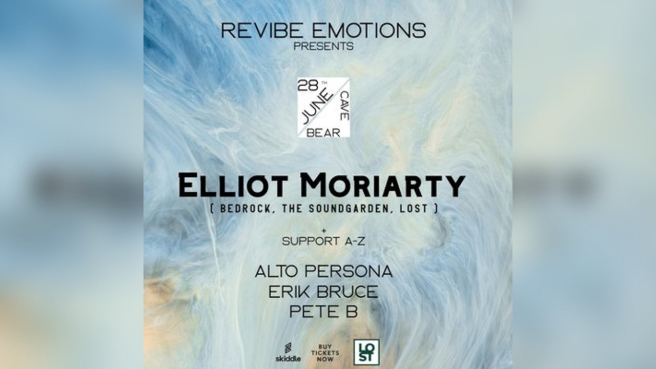 Revibe Emotions - Elliot Moriarty @ Bear Cave, Bournemouth