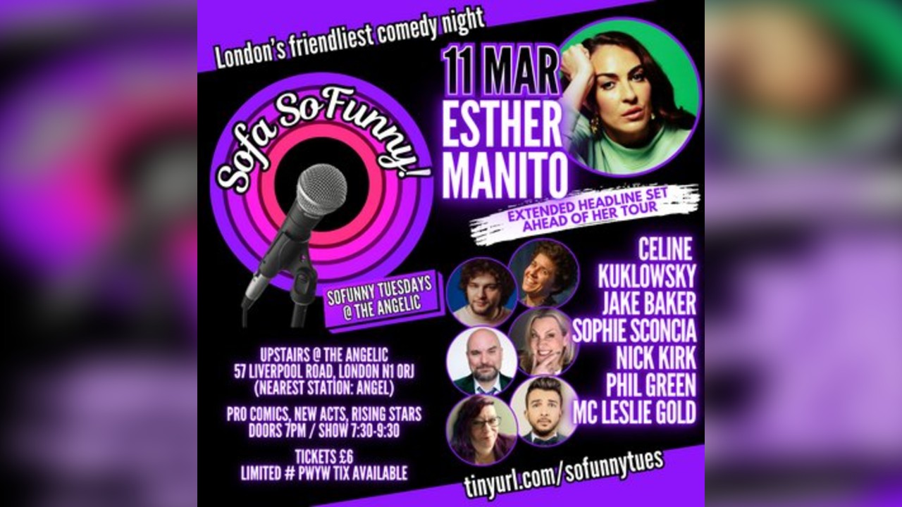 Sofa SoFunny featuring Esther Manito & friends