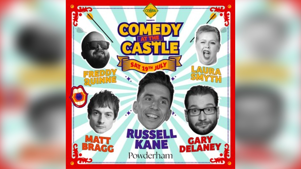 Cobra presents Comedy at the Castle with Russell Kane and more.