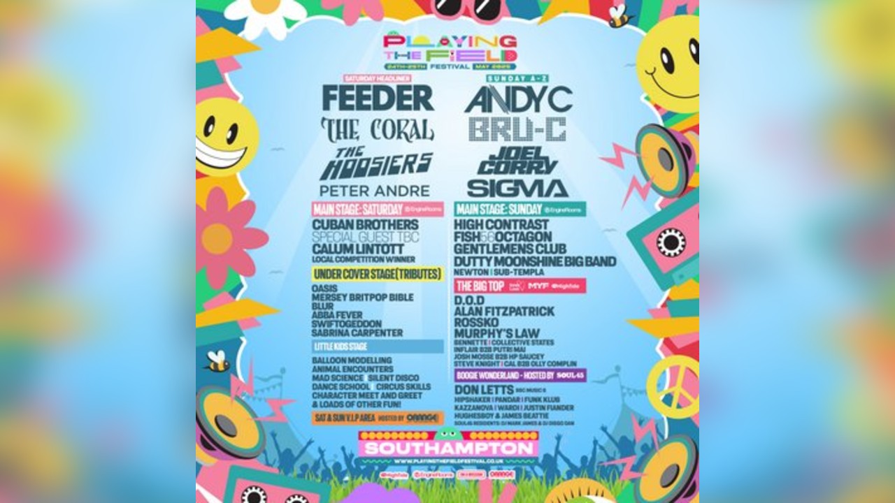 Playing The Field Festival - Sunday 25th May