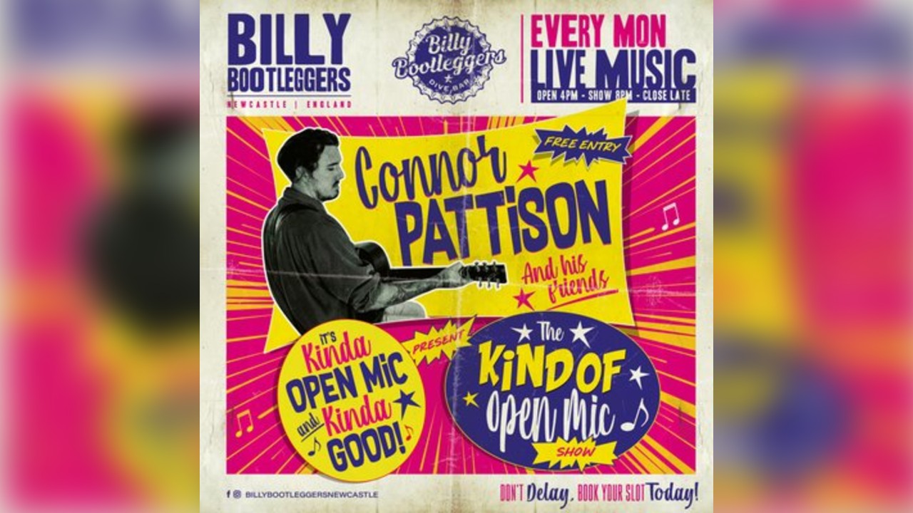 The Kind Of Open Mic Show - EVERY MONDAY @ BILLY'S