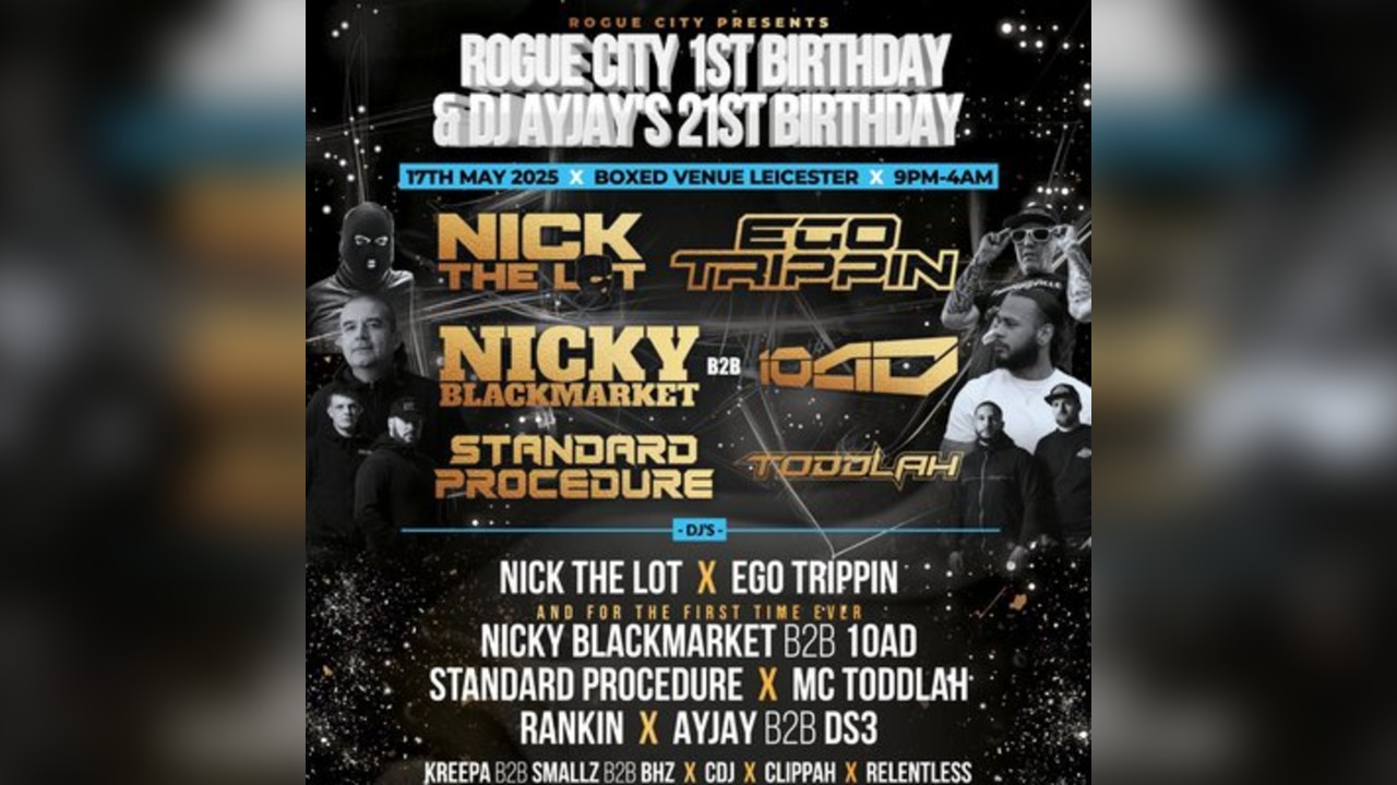 Rogue citys 1st birthday & Ayjays 21st birthday