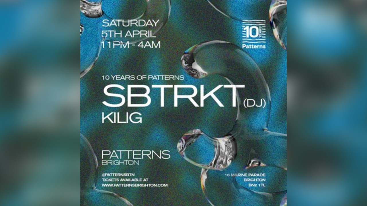 10 Years of Patterns: SBTRKT (DJ)