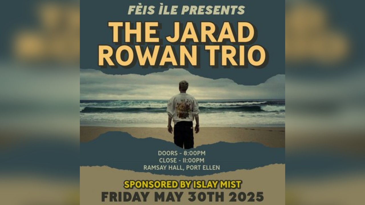 The Jarad Rowan Trio at Fèis Ìle