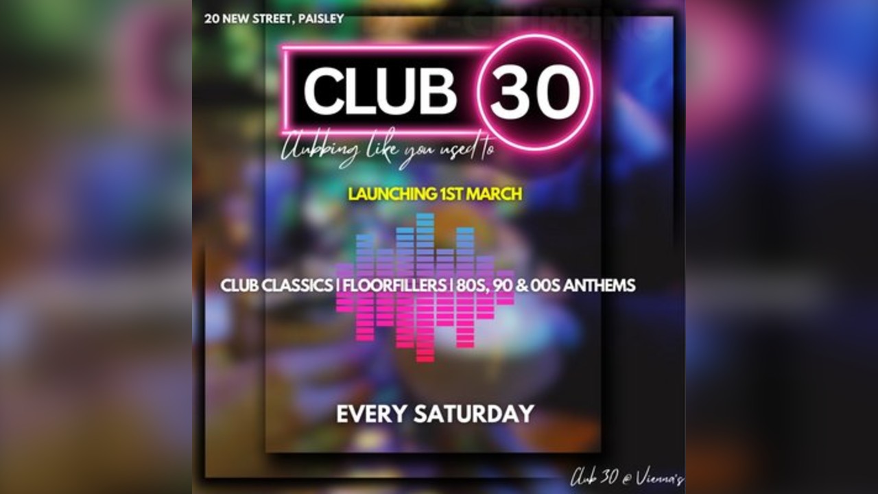 Club 30 @ Vienna's Launch Day