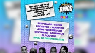 UK GARAGE BINGO with UK GARAGE ALL STARS