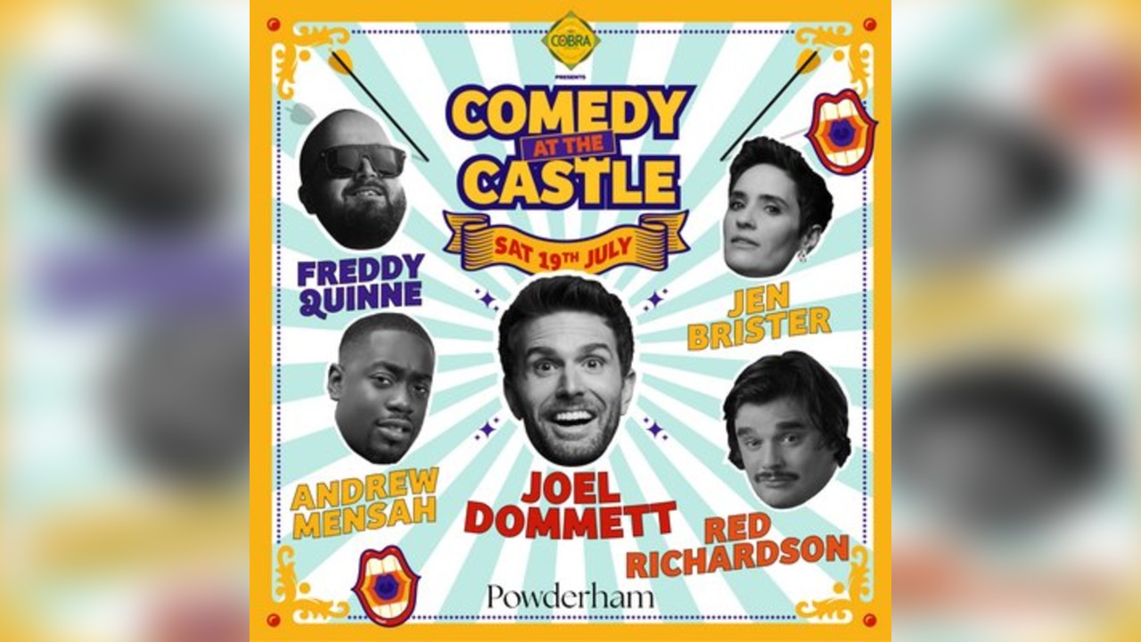 Cobra presents Comedy at the Castle with Joel Dommett and more.