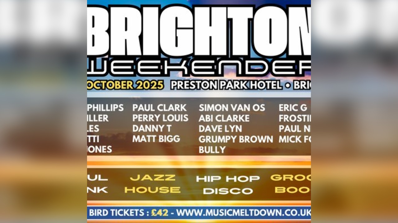 Brighton Weekender 2025