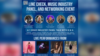 Line check Music industry Panel and Networking Event