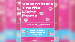 Valentines; Traffic Light Party