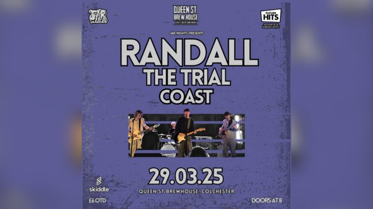 JAR Nights presents - Randall + The Trial + Coast