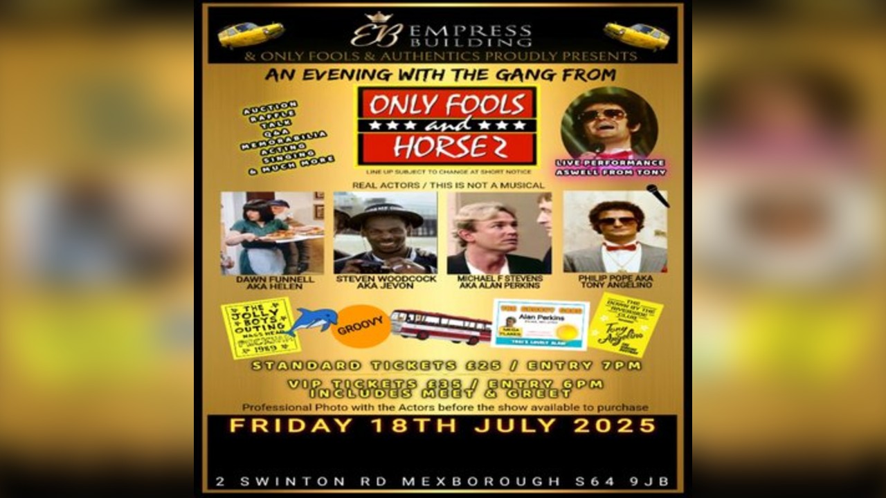 An Evening show with the actors from Only Fools & Horsez