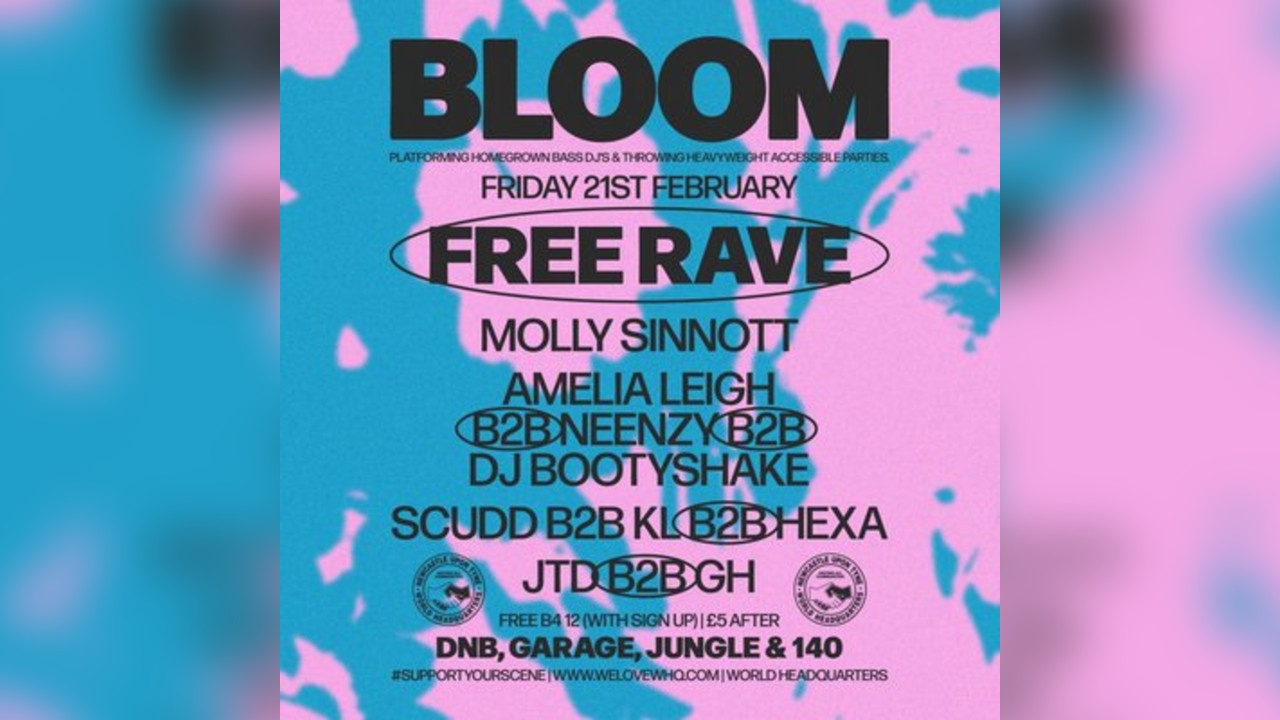 BLOOM - Free Rave Part 3 - D'n'B, Garage, Jungle, 140