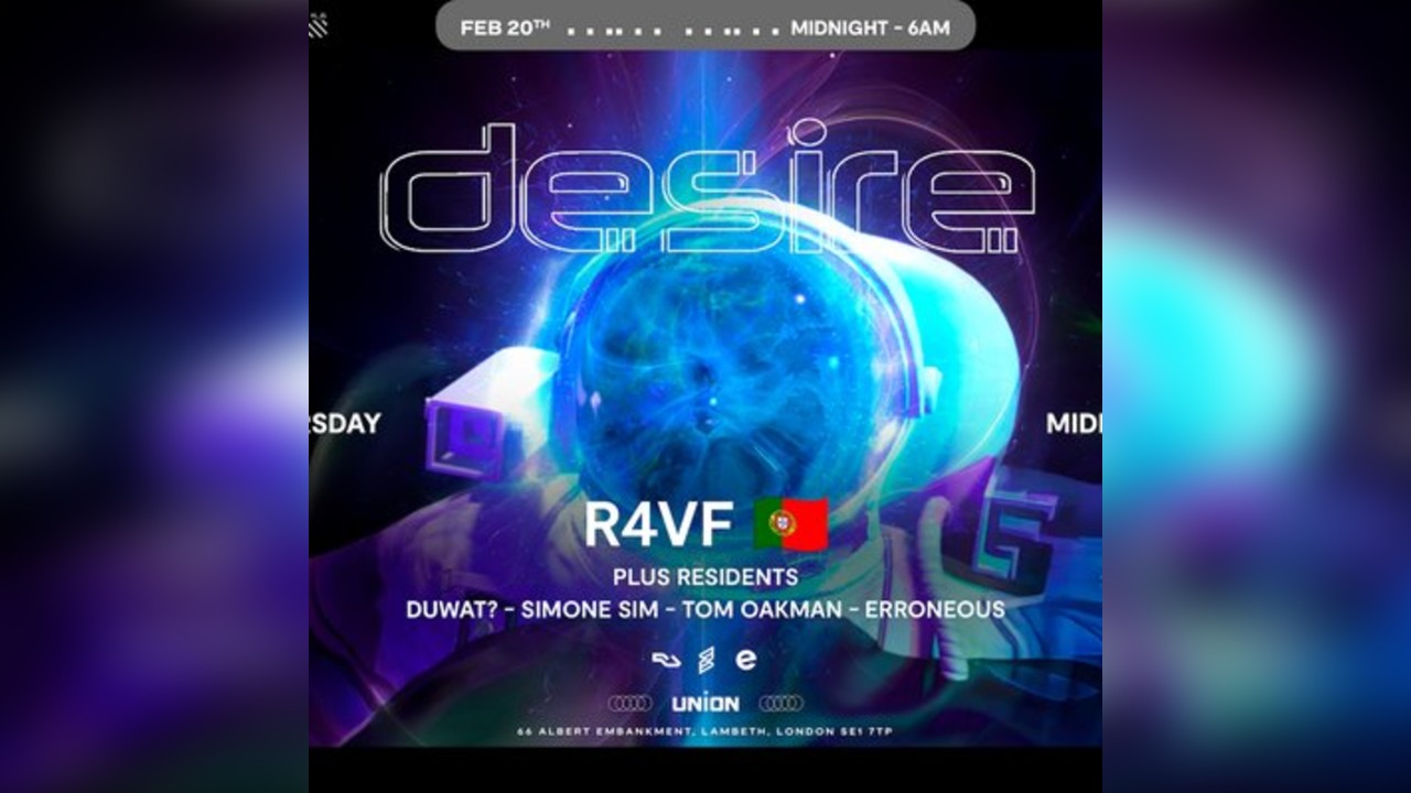 Desire - WEEKLY THURSDAY After Party - R4VF