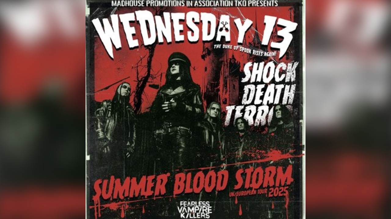 Wednesday 13 + Fearless Vampire Killers Blitz Preston 27/07/2025