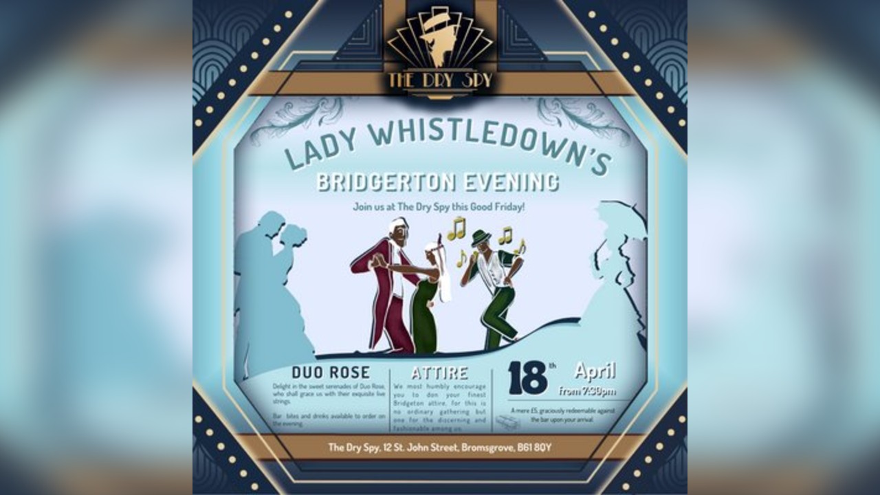 Bridgerton Evening at The Dry Spy Live Lounge