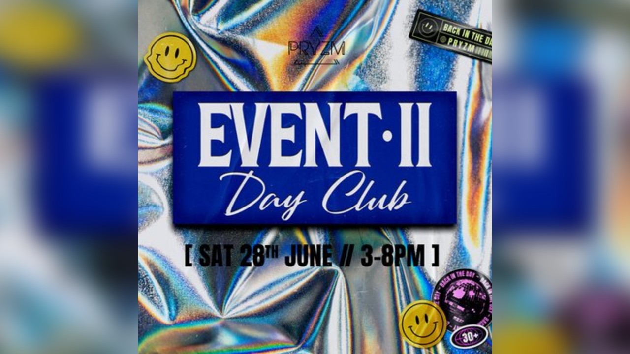Event 2 Day Club for over 30's: June Edition