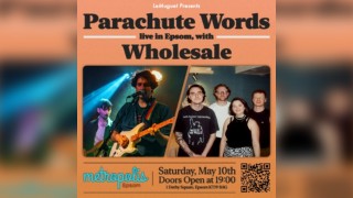 Parachute Words live in Epsom, with Wholesale