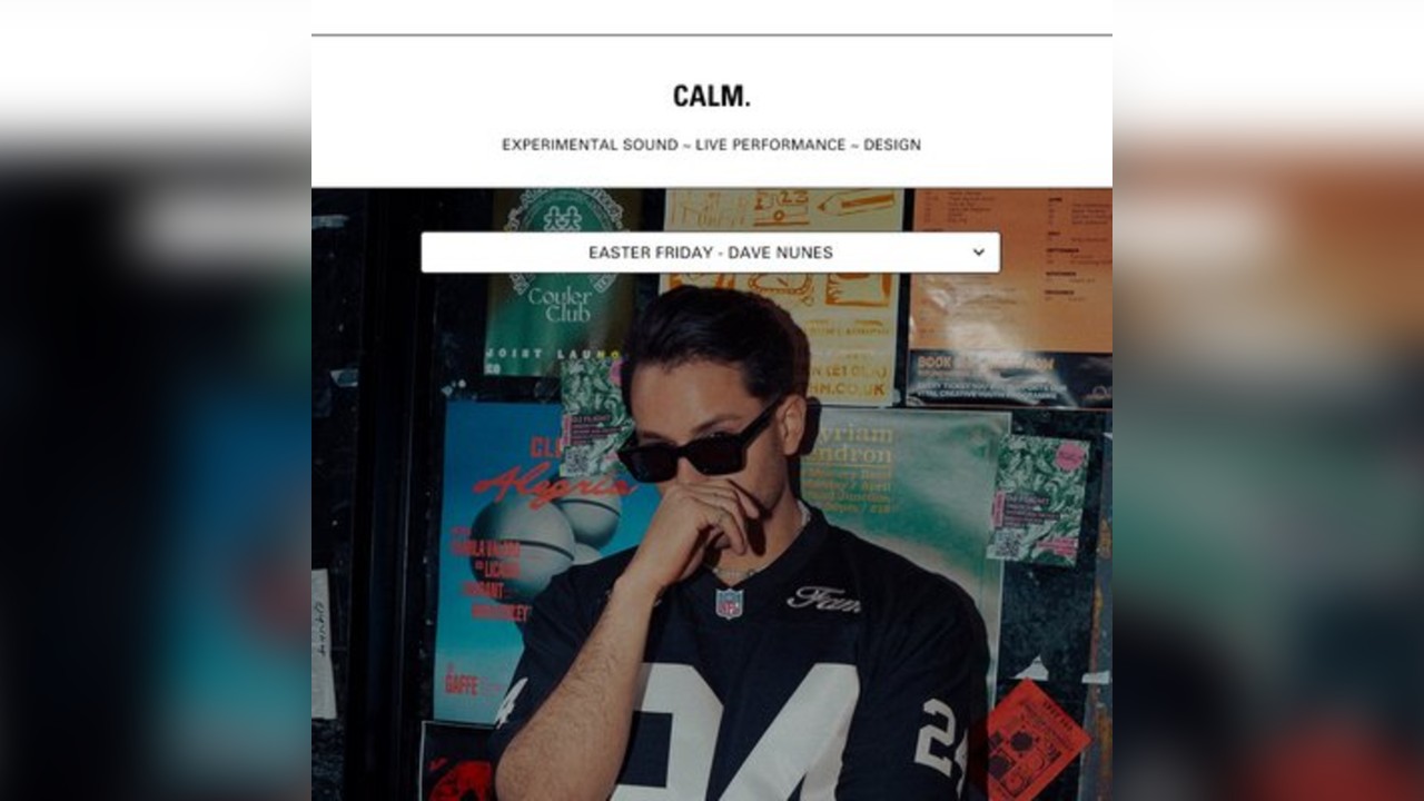 CALM presents DAVE NUNES + SPECIAL GUESTS