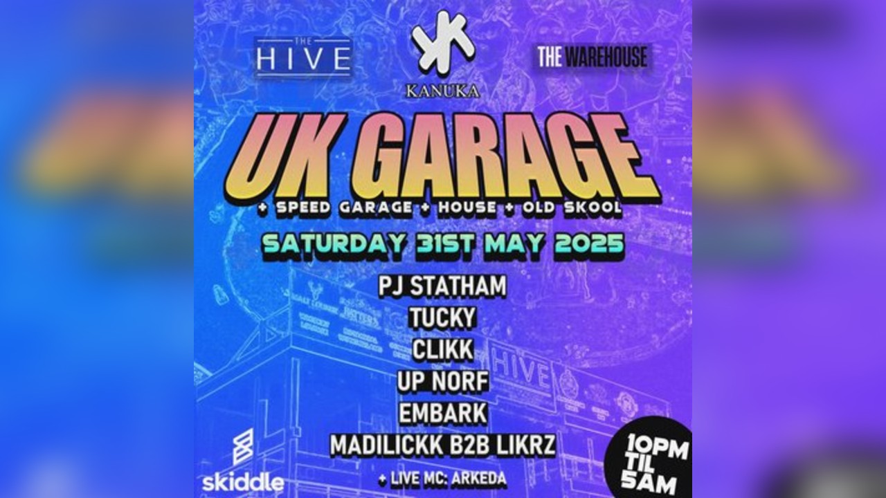 KANUKA: UK GARAGE @ The Hive, Skegness
