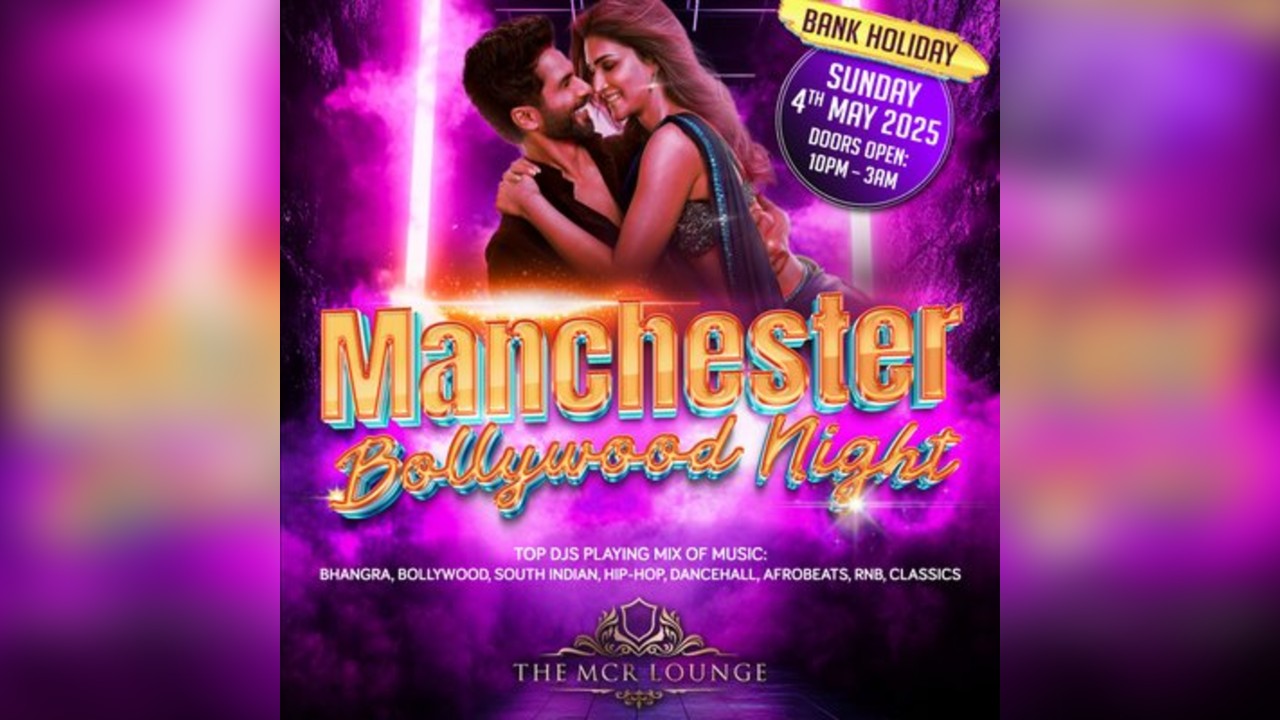 Manchester Bollywood NIghtclub - Bank Holiday Sunday Special