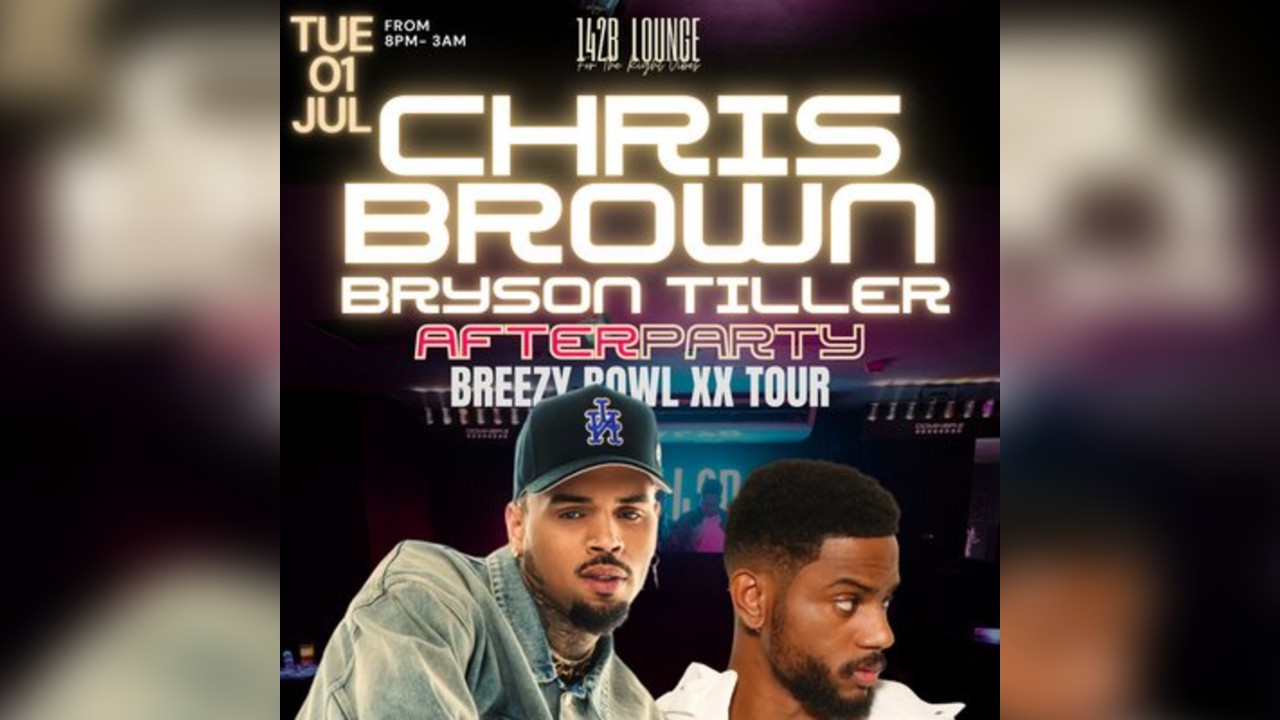 CHRIS BROWN-  BREEZY BOWL XX AFTERPARTY  Unofficial