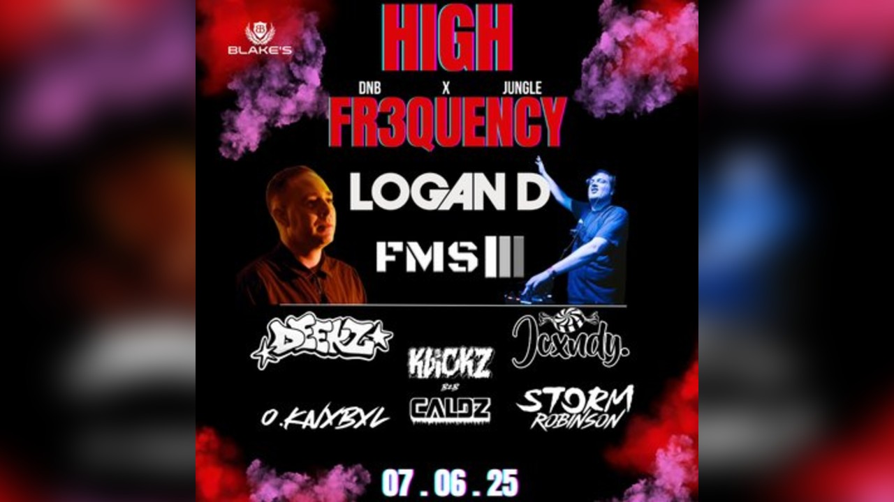High Fr3quency dnb present: LOGAN D & FMS.