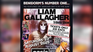 Benidorms Liam Gallagher