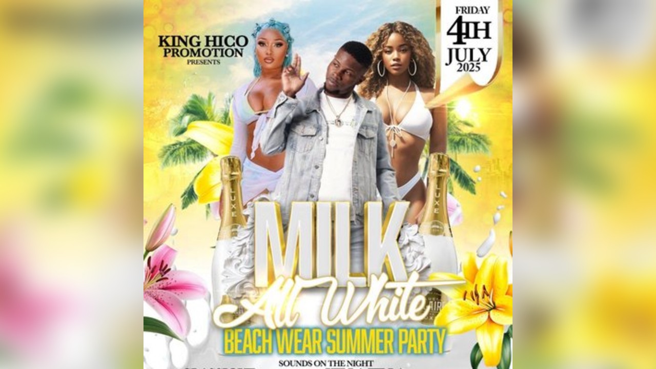 MILK All White Beach Wear (Summer Party)