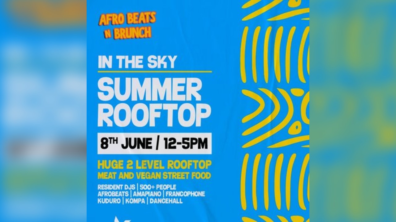 LONDON - Afrobeats n Brunch: Rooftop Party