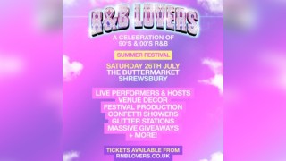 R&B Lovers - Saturday 26th July - The Buttermarket Shrewsbury