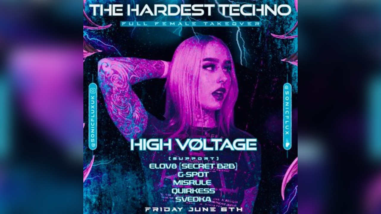 SONICFLUX Presents: HIGH VØLTAGE [Female Takeover]
