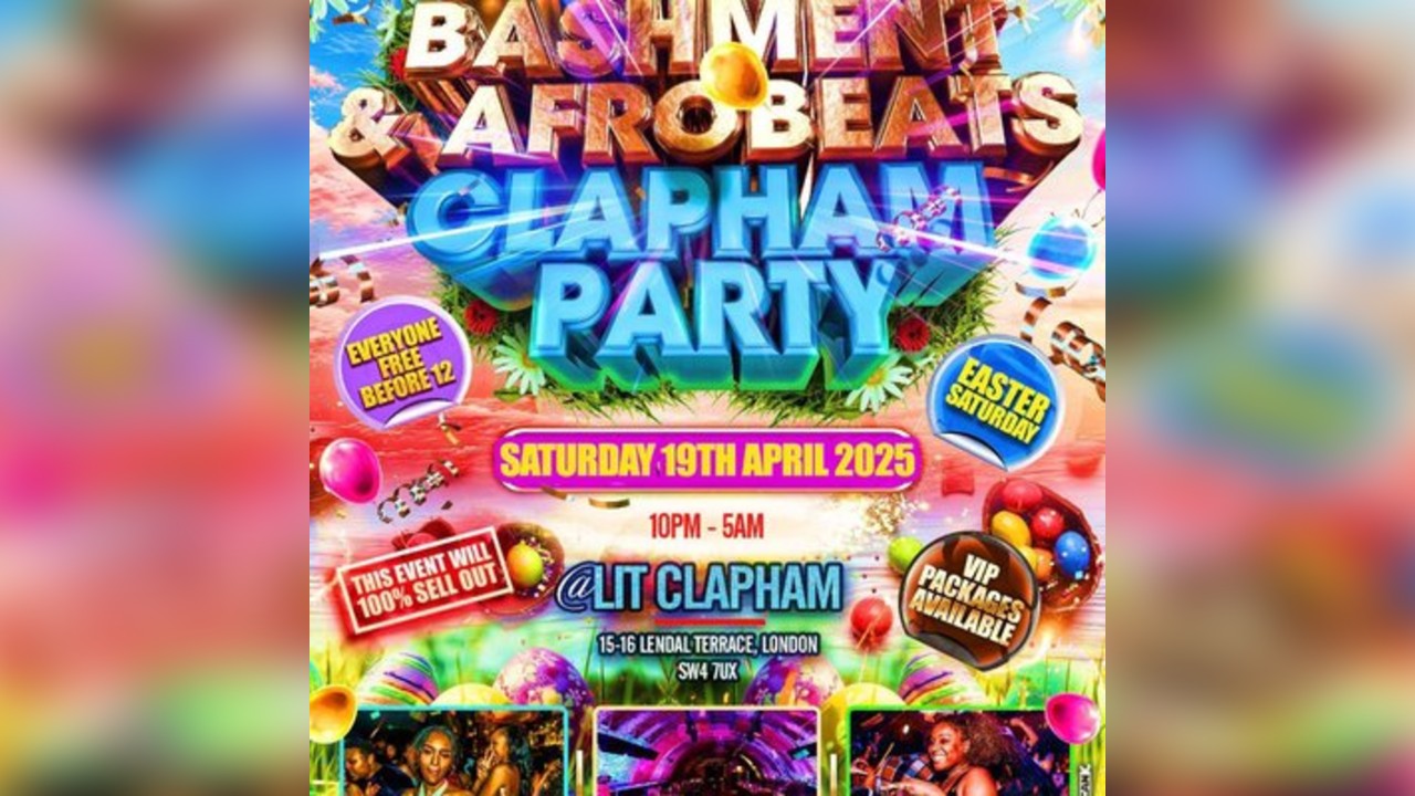 Bashment & Afrobeats Shoreditch Easter Party Everyone Free Befor