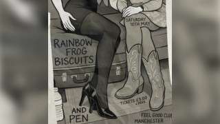 Rainbow Frog Biscuits and Pen